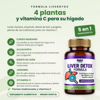 FORMULA LIVERDTOX. 4 plantas y vitamina C para su hígado. Cardo mariano: Sus semillas se usan desde hace siglos en la tradición herbal para el hígado. Alcachofa: Sus hojas se usan en preparaciones tradicionales para la digestión. Diente de león: Planta silvestre cuya raíz se usa en infusiones tradicionales. Jengibre: Raíz de sabor picante, muy usada en la cocina y en los remedios caseros. Vitamina C: Antioxidante que el cuerpo no produce y obtiene de frutas como la naranja.